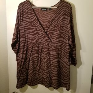 Womens Blouse Tiger Print